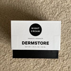 Dermstore Night Cream Vitamin K Almond Oil, Anti Aging, Intense Hydration, NIB